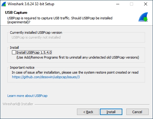 3.6.24 bundled USBPCAP